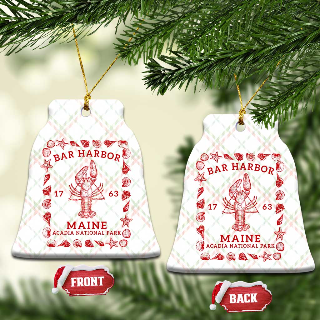 Bar Harbor Maine Lobster Acadia National Park 1763 Ceramic Ornament