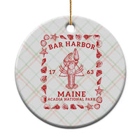 Bar Harbor Maine Lobster Acadia National Park 1763 Ceramic Ornament