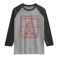 Bar Harbor Maine Lobster Acadia National Park 1763 Raglan Shirt