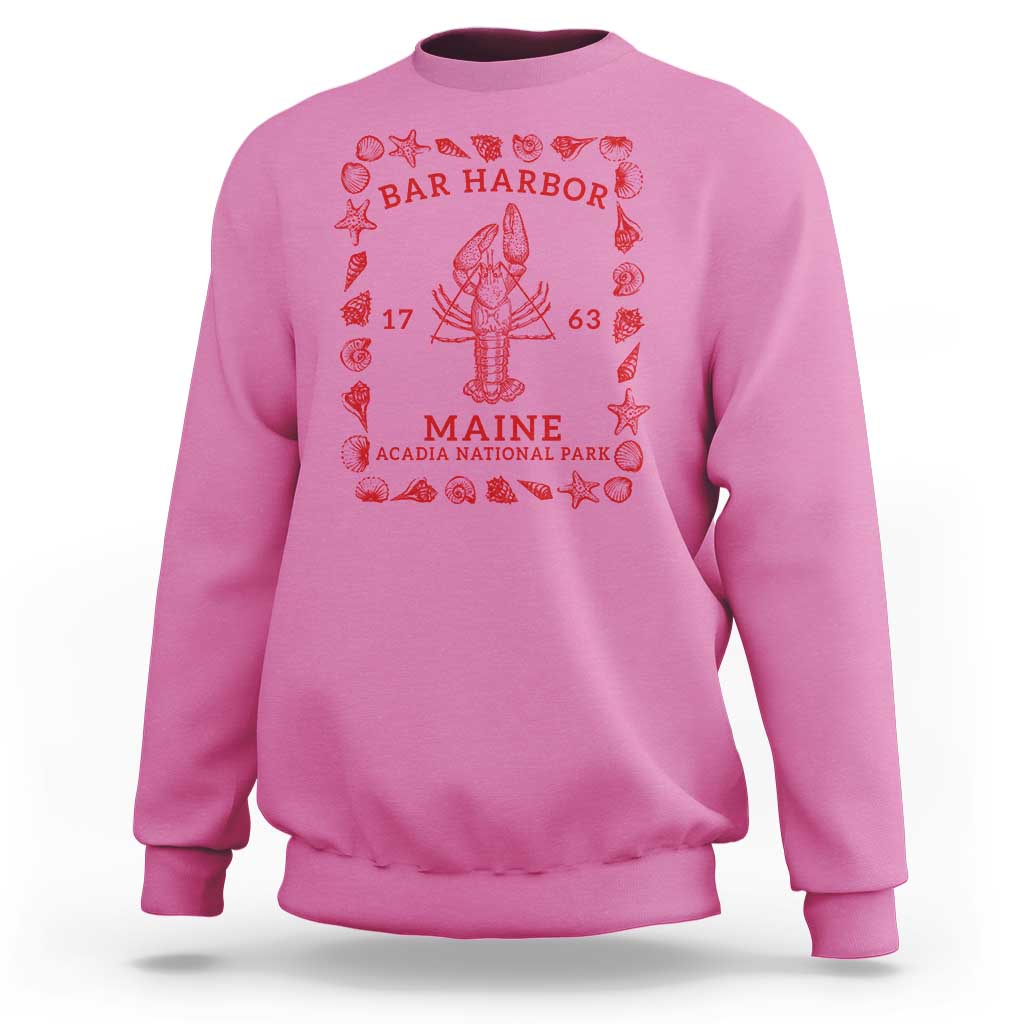 Bar Harbor Maine Lobster Acadia National Park 1763 Sweatshirt