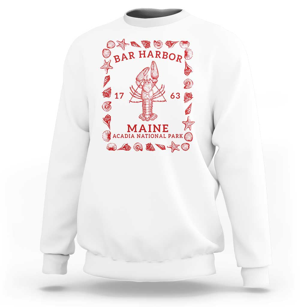 Bar Harbor Maine Lobster Acadia National Park 1763 Sweatshirt