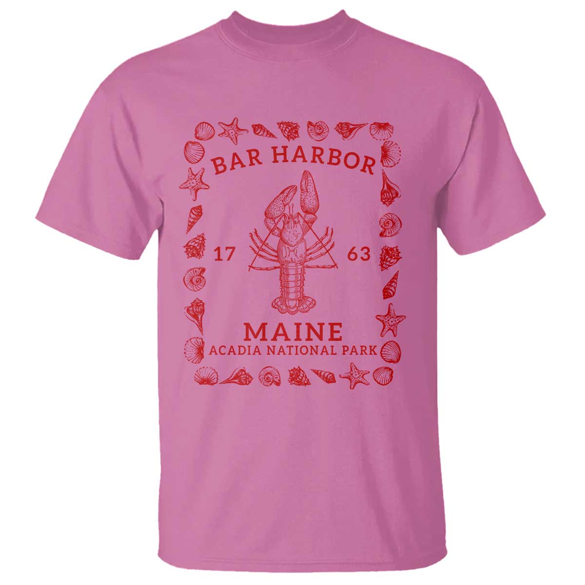 Bar Harbor Maine Lobster Acadia National Park 1763 T Shirt