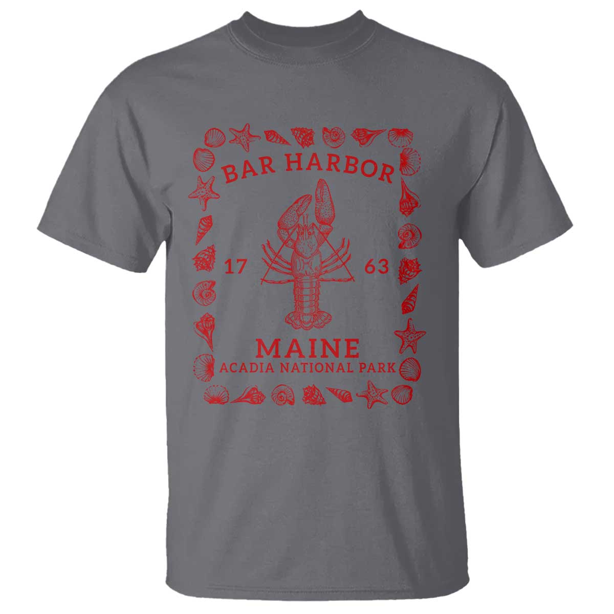 Bar Harbor Maine Lobster Acadia National Park 1763 T Shirt