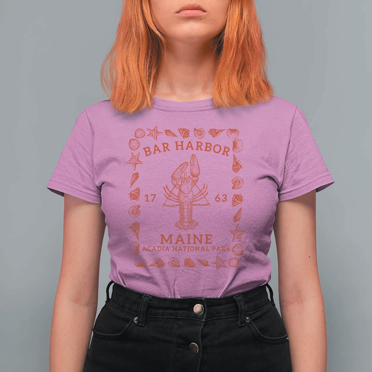 Bar Harbor Maine Lobster Acadia National Park 1763 T Shirt For Women