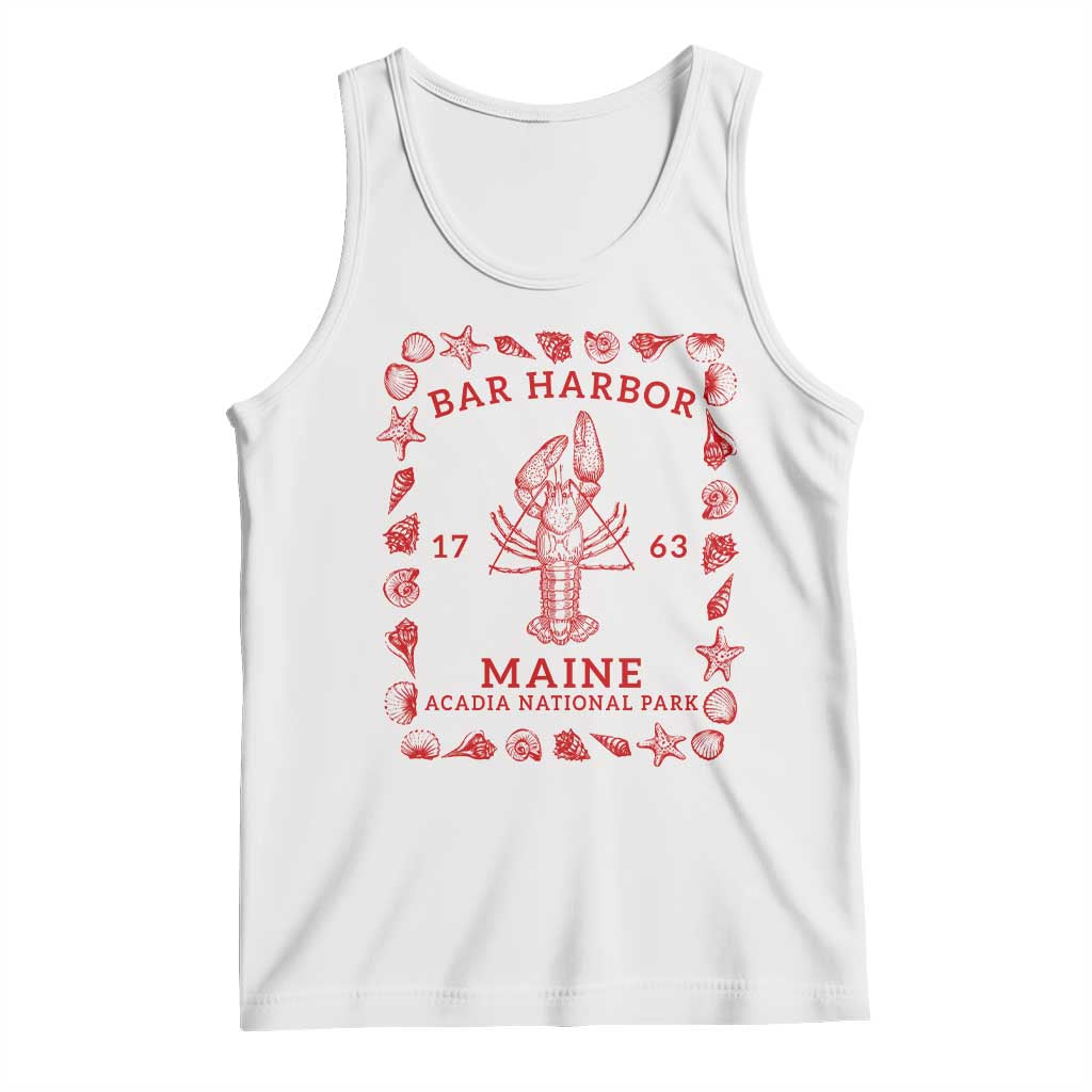 Bar Harbor Maine Lobster Acadia National Park 1763 Tank Top