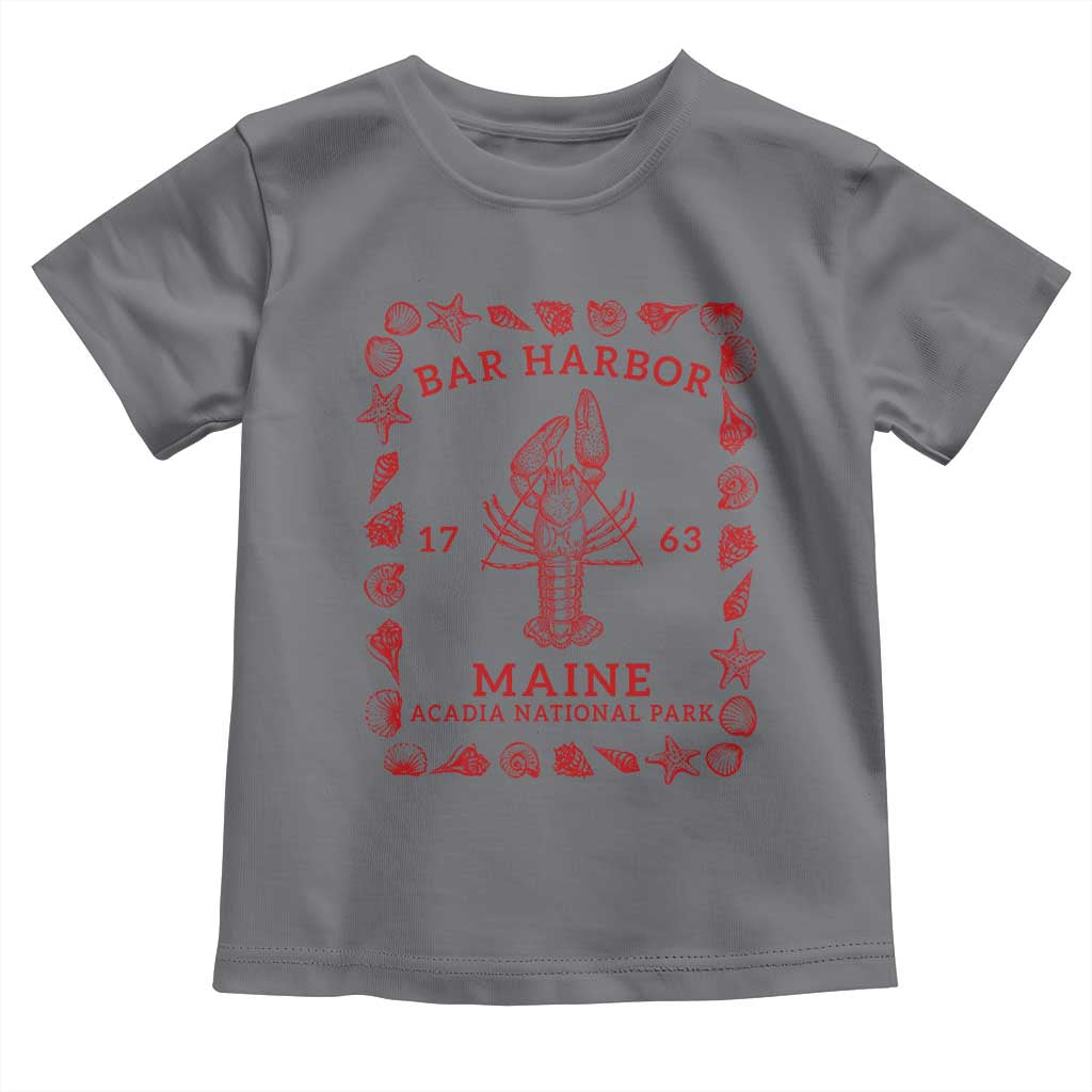 Bar Harbor Maine Lobster Acadia National Park 1763 Toddler T Shirt