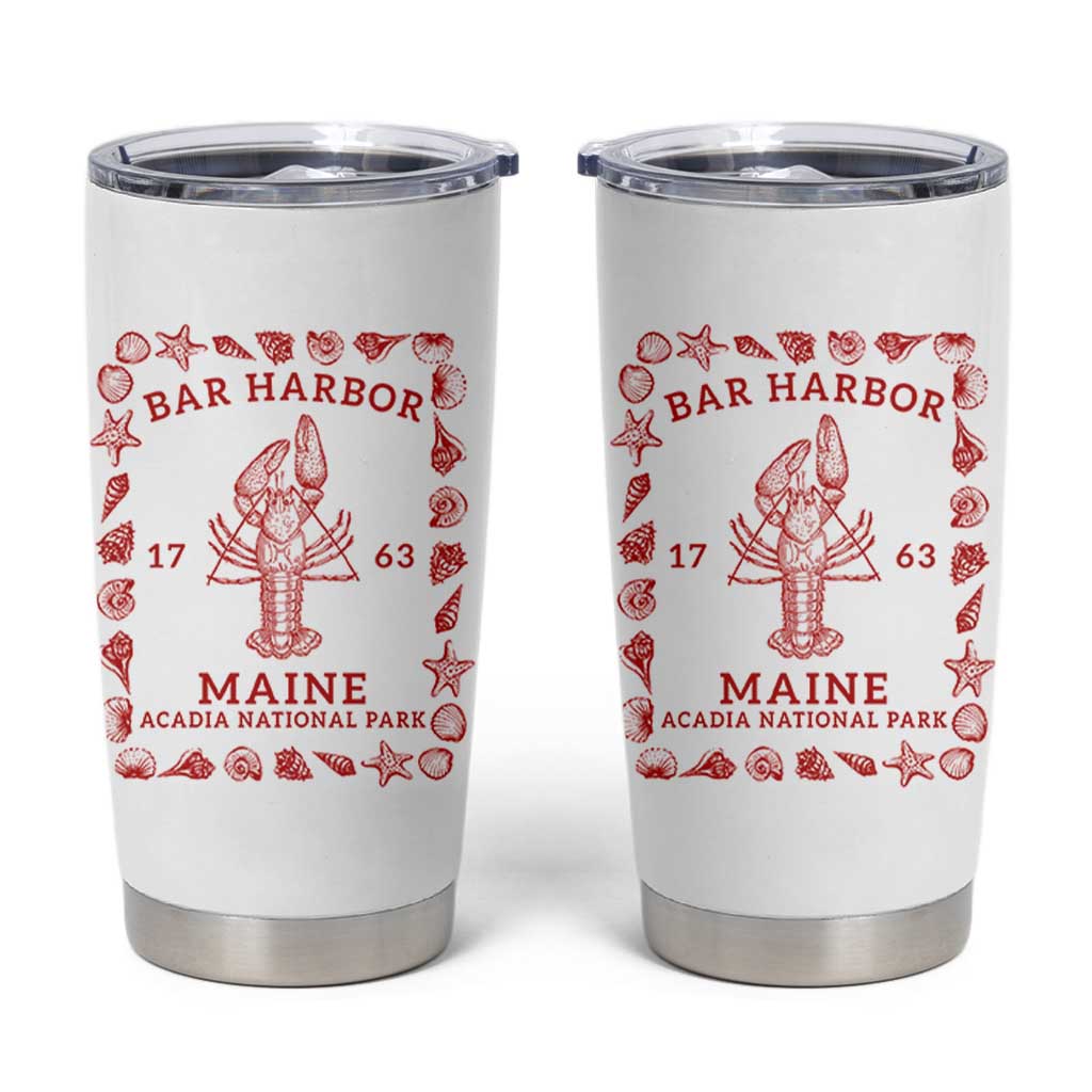Bar Harbor Maine Lobster Acadia National Park 1763 Tumbler Cup