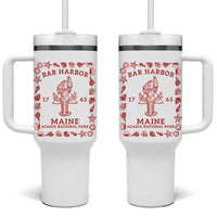 Bar Harbor Maine Lobster Acadia National Park 1763 Tumbler With Handle