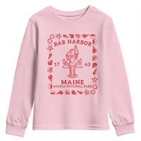 Bar Harbor Maine Lobster Acadia National Park 1763 Youth Sweatshirt