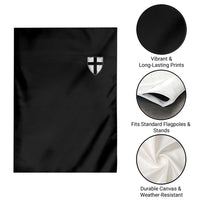Teutonic Order Flag Cross Knight Insignia Arms Shield Garden Flag