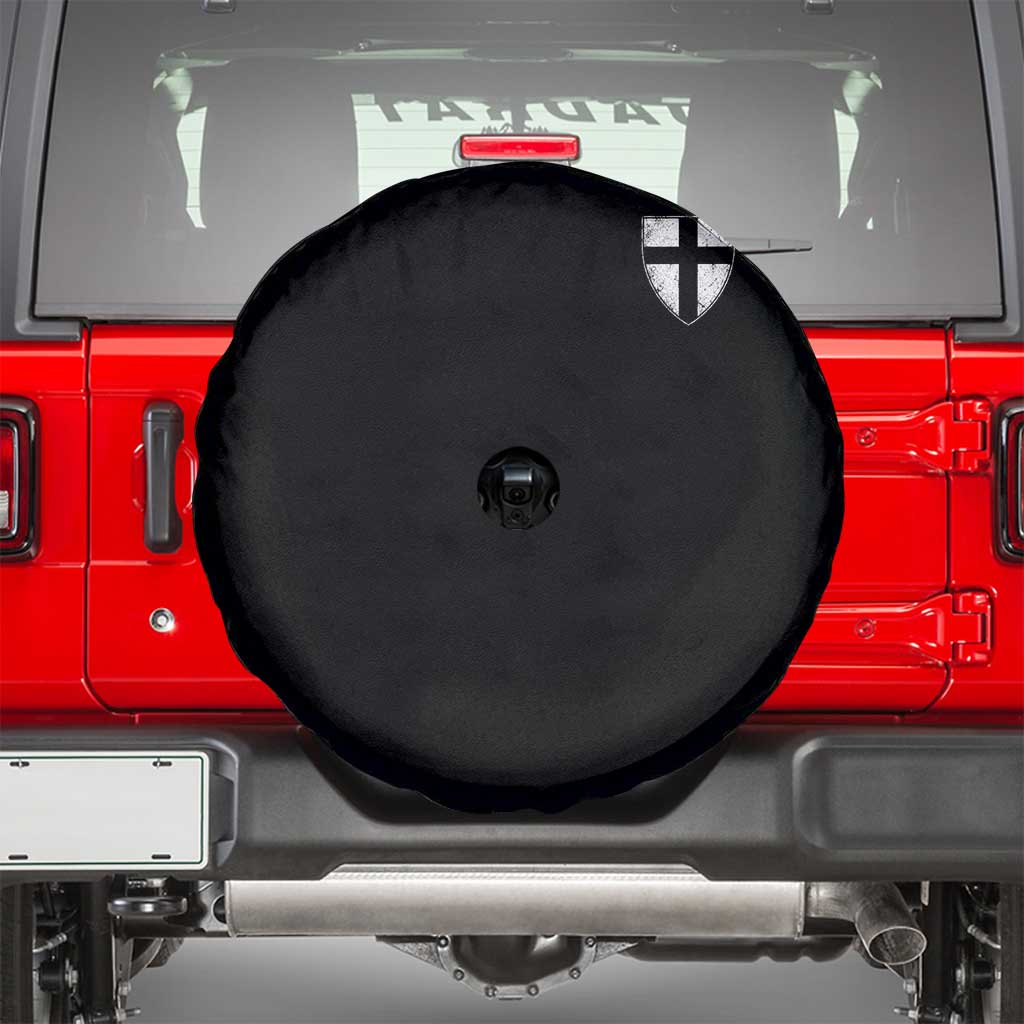 Teutonic Order Flag Cross Knight Insignia Arms Shield Spare Tire Cover