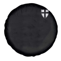 Teutonic Order Flag Cross Knight Insignia Arms Shield Spare Tire Cover