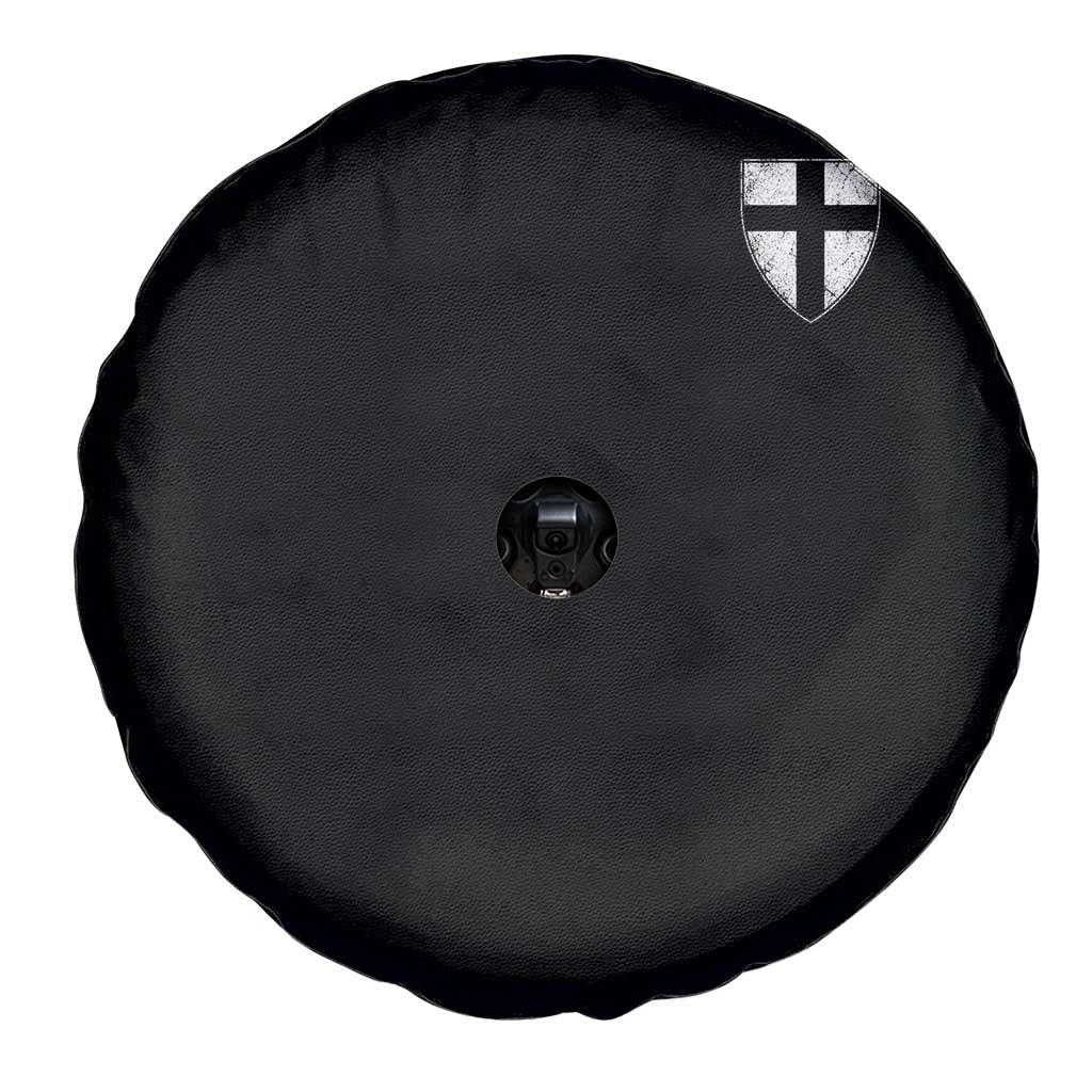 Teutonic Order Flag Cross Knight Insignia Arms Shield Spare Tire Cover
