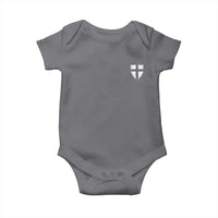 Teutonic Order Flag Cross Knight Insignia Arms Shield Baby Onesie