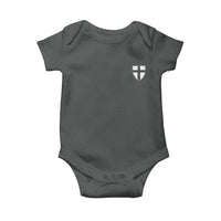 Teutonic Order Flag Cross Knight Insignia Arms Shield Baby Onesie