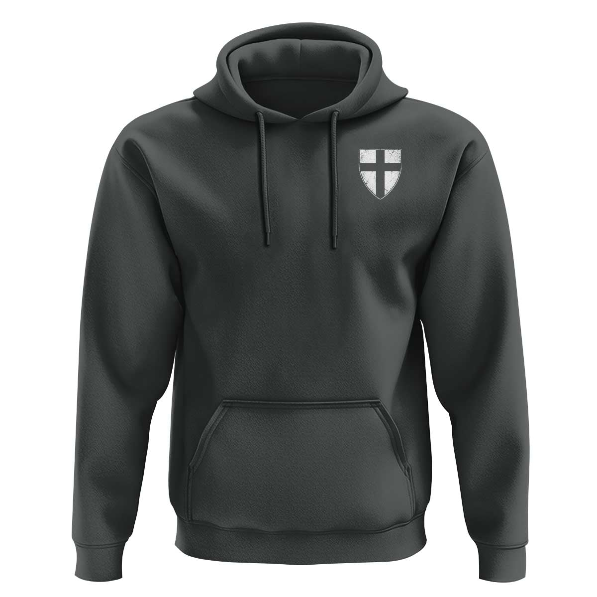 Teutonic Order Flag Cross Knight Insignia Arms Shield Hoodie