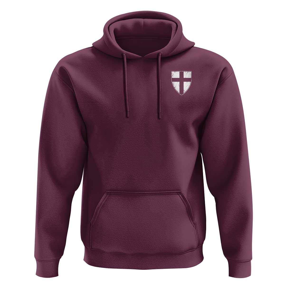 Teutonic Order Flag Cross Knight Insignia Arms Shield Hoodie