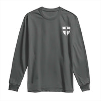 Teutonic Order Flag Cross Knight Insignia Arms Shield Long Sleeve Shirt