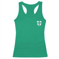 Teutonic Order Flag Cross Knight Insignia Arms Shield Racerback Tank Top