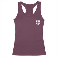 Teutonic Order Flag Cross Knight Insignia Arms Shield Racerback Tank Top