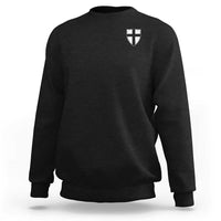 Teutonic Order Flag Cross Knight Insignia Arms Shield Sweatshirt