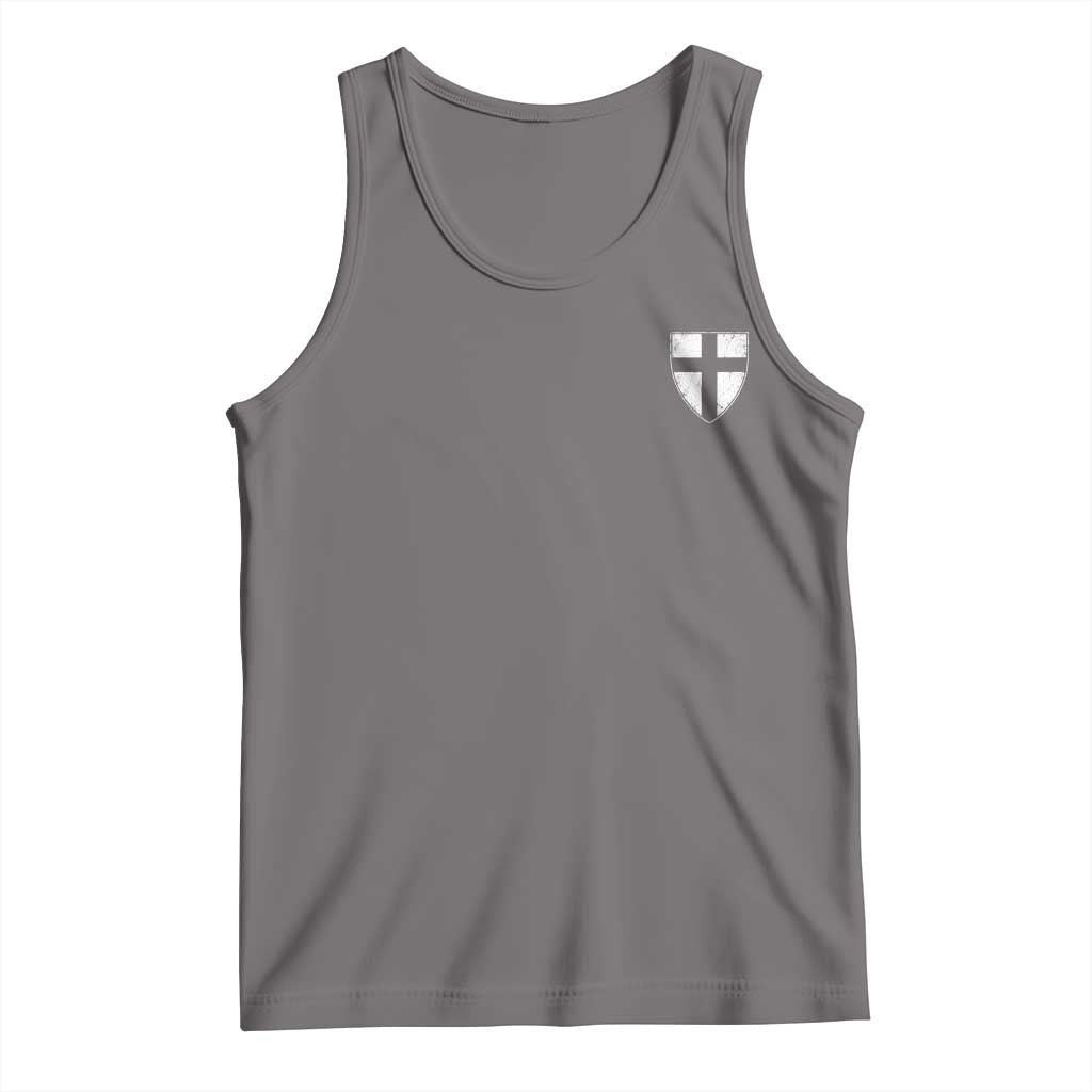 Teutonic Order Flag Cross Knight Insignia Arms Shield Tank Top