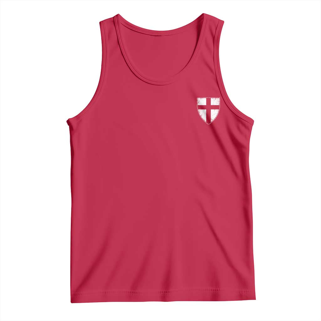 Teutonic Order Flag Cross Knight Insignia Arms Shield Tank Top