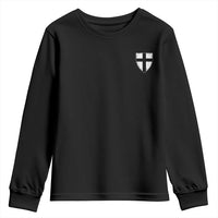 Teutonic Order Flag Cross Knight Insignia Arms Shield Youth Sweatshirt