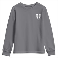 Teutonic Order Flag Cross Knight Insignia Arms Shield Youth Sweatshirt