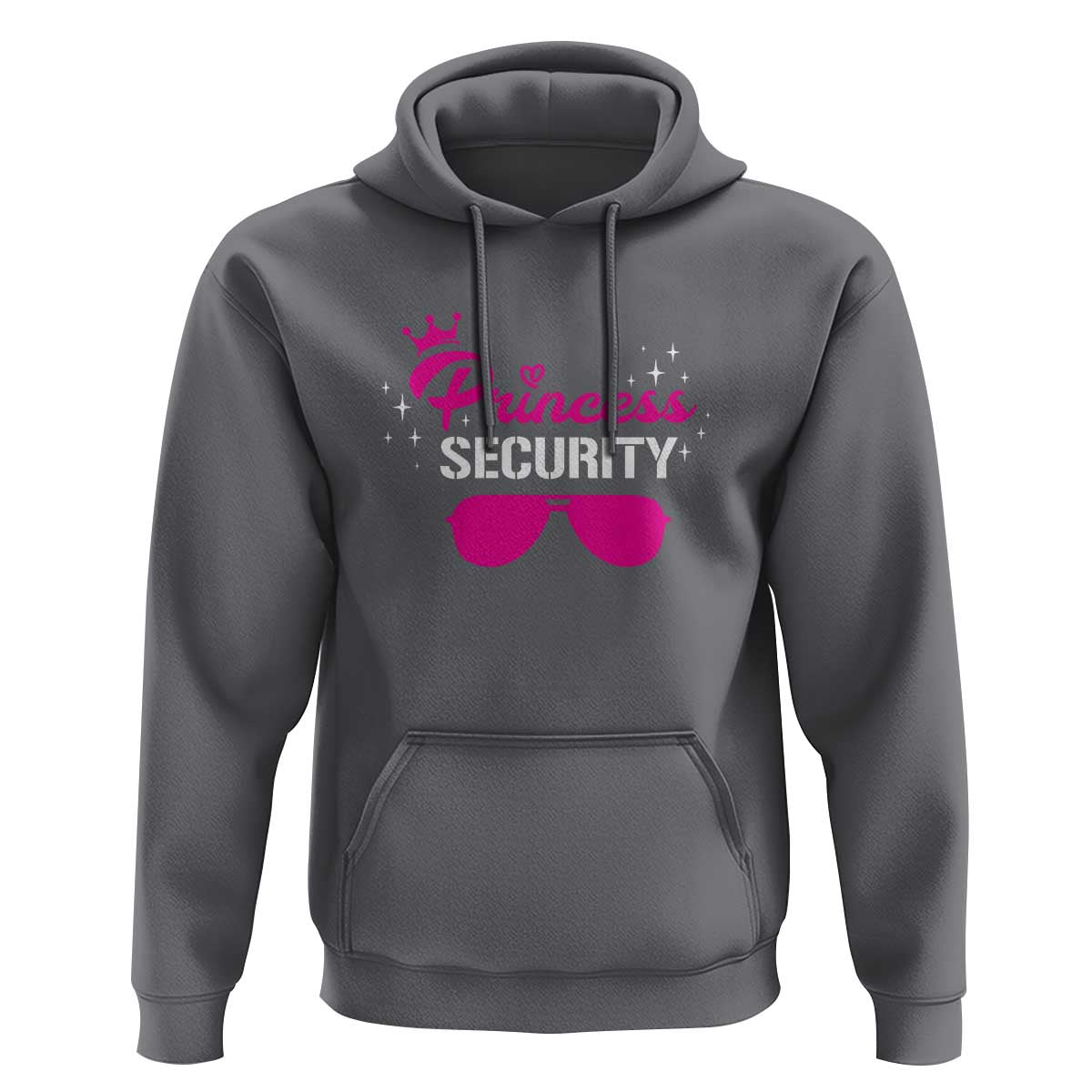 Halloween Dad Mom Hoodie Princess Security Pink Glasses Crown Star