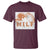 Funny American Football T Shirt MILF Man I Love Footbal Maple Leaf Vintage Footbal Helmet - Wonder Print Shop