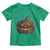Halloween Blue Denim Patchwork Spooky Pumpkin Toddler T Shirt - Wonder Print Shop