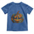 Halloween Blue Denim Patchwork Spooky Pumpkin Toddler T Shirt - Wonder Print Shop