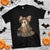 Halloween Vintage Denim Patchwork Spooky Ghost Coquette T Shirt - Wonder Print Shop