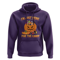 Funny Halloween Hoodie I'm Just here For The Candy Pumpkin Candy Trick Or Treat