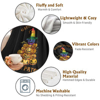 Funny Halloween LGBT Throw Blanket Gayest Pumpkin In The Patch Rainbow Flag - Wonder Print Shop