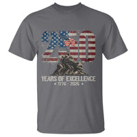 250 Years Of Excellence T Shirt 250th American Anniversary Independence Day - Wonder Print Shop