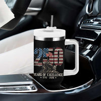 250 Years Of Excellence Tumbler With Handle 250th American Anniversary Independence Day - Wonder Print Shop