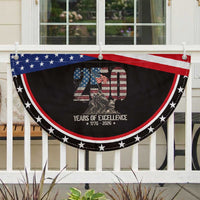 250 Years Of Excellence Patriotic Fan Flag 250th American Anniversary Independence Day