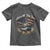 Navy Veteran Toddler T Shirt Home Of The Free Because Of The Brave American Flag - Wonder Print Shop