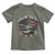 Navy Veteran Toddler T Shirt Home Of The Free Because Of The Brave American Flag - Wonder Print Shop