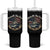 Navy Veteran Tumbler With Handle Home Of The Free Because Of The Brave American Flag - Wonder Print Shop