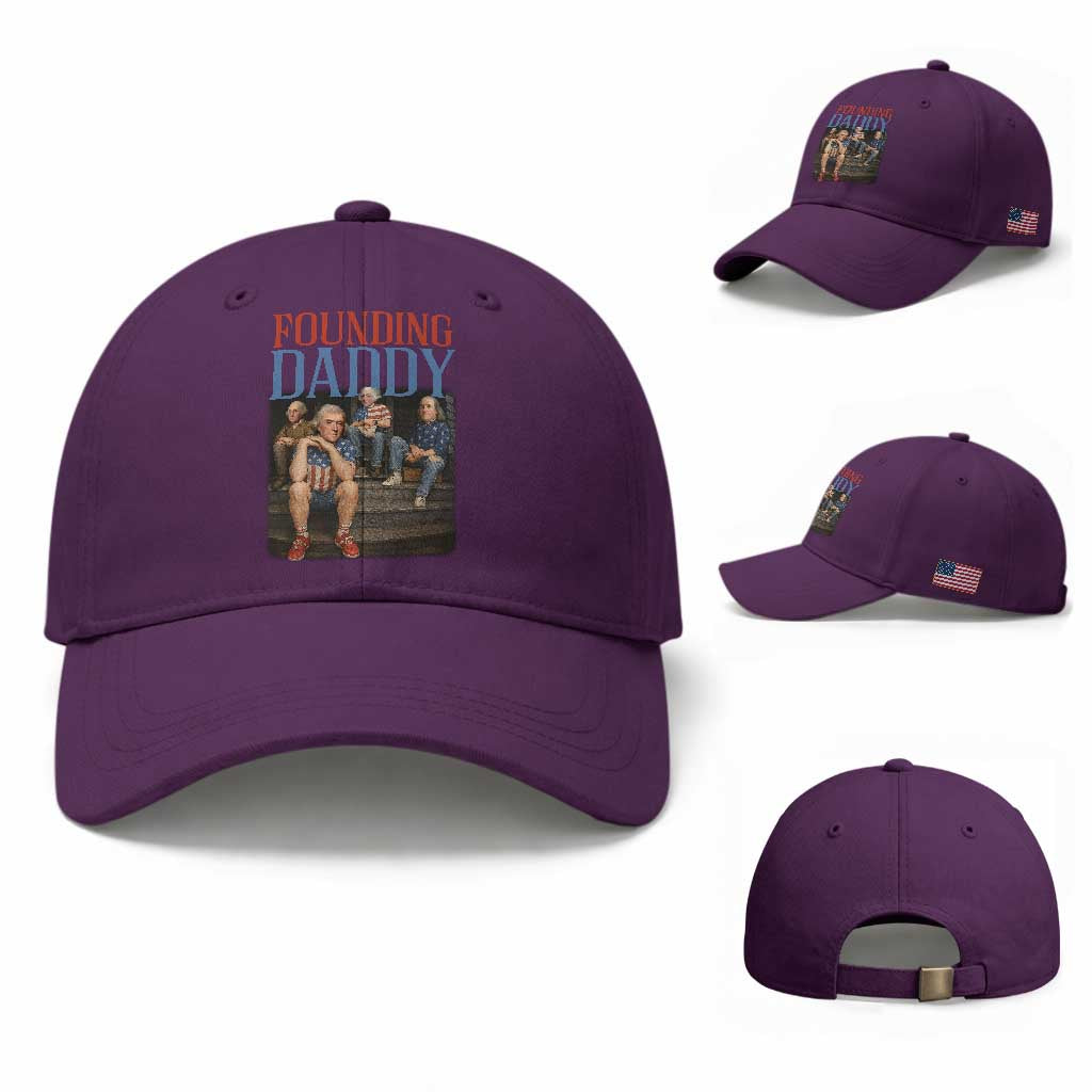 Funny 4th Of July Patriotic Founding Daddy Founding Fathers Baseball Cap
