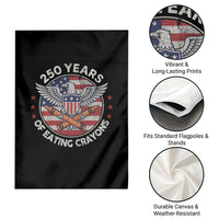Marine Veteran 250 Years Of Eating Crayons Garden Flag American Flag - Wonder Print Shop
