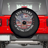 Marine Veteran 250 Years Of Eating Crayons Spare Tire Cover American Flag - Wonder Print Shop