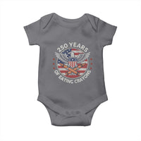 Marine Veteran 250 Years Of Eating Crayons Baby Onesie American Flag - Wonder Print Shop