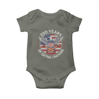 Marine Veteran 250 Years Of Eating Crayons Baby Onesie American Flag - Wonder Print Shop