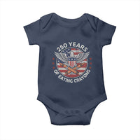 Marine Veteran 250 Years Of Eating Crayons Baby Onesie American Flag - Wonder Print Shop