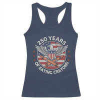 Marine Veteran 250 Years Of Eating Crayons Racerback Tank Top American Flag - Wonder Print Shop