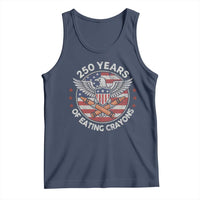 Marine Veteran 250 Years Of Eating Crayons Tank Top American Flag - Wonder Print Shop